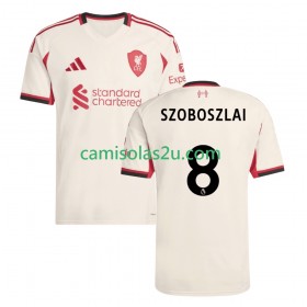 Camisolas de futebol Liverpool Dominik Szoboszlai 8 Equipamento Alternativa 2025/26 Manga Curta